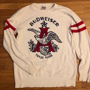 vintage budweiser sweater